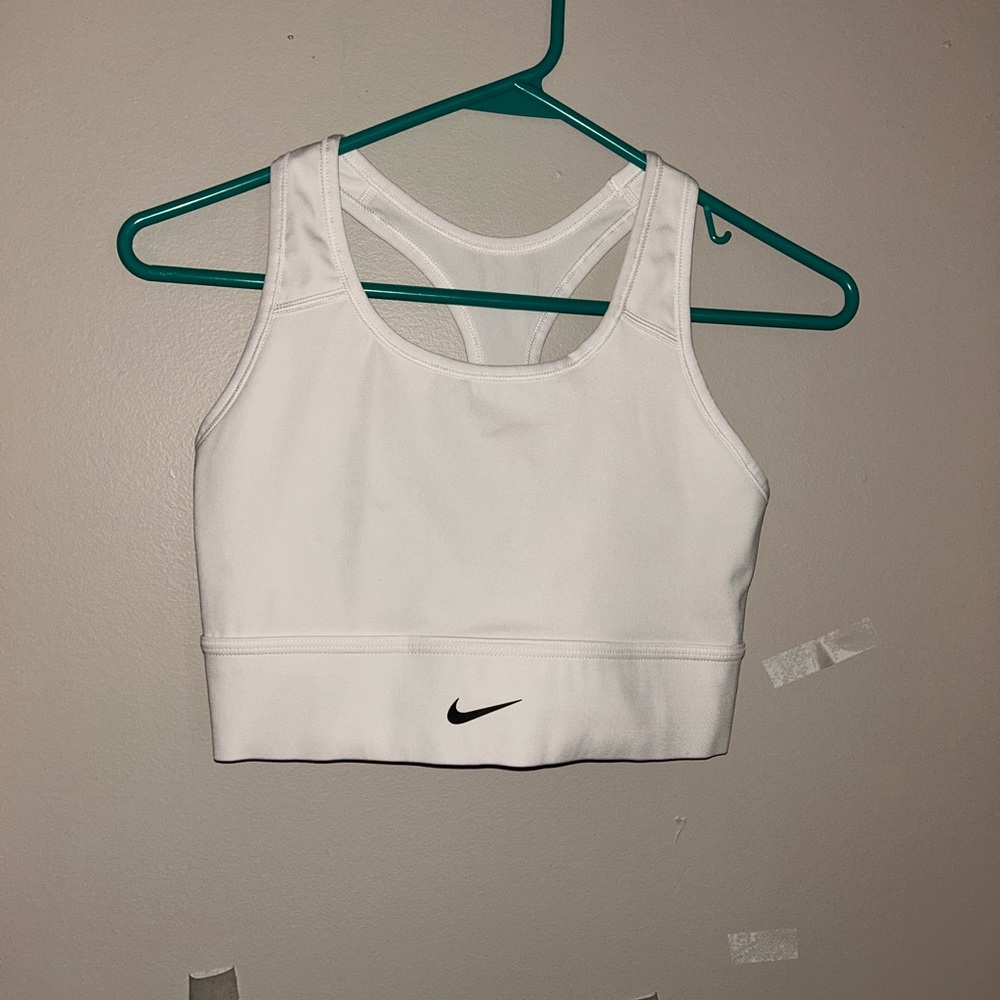 Nike Dri-FIT White Athletic Top